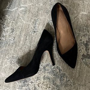 Suede madewell pumps
